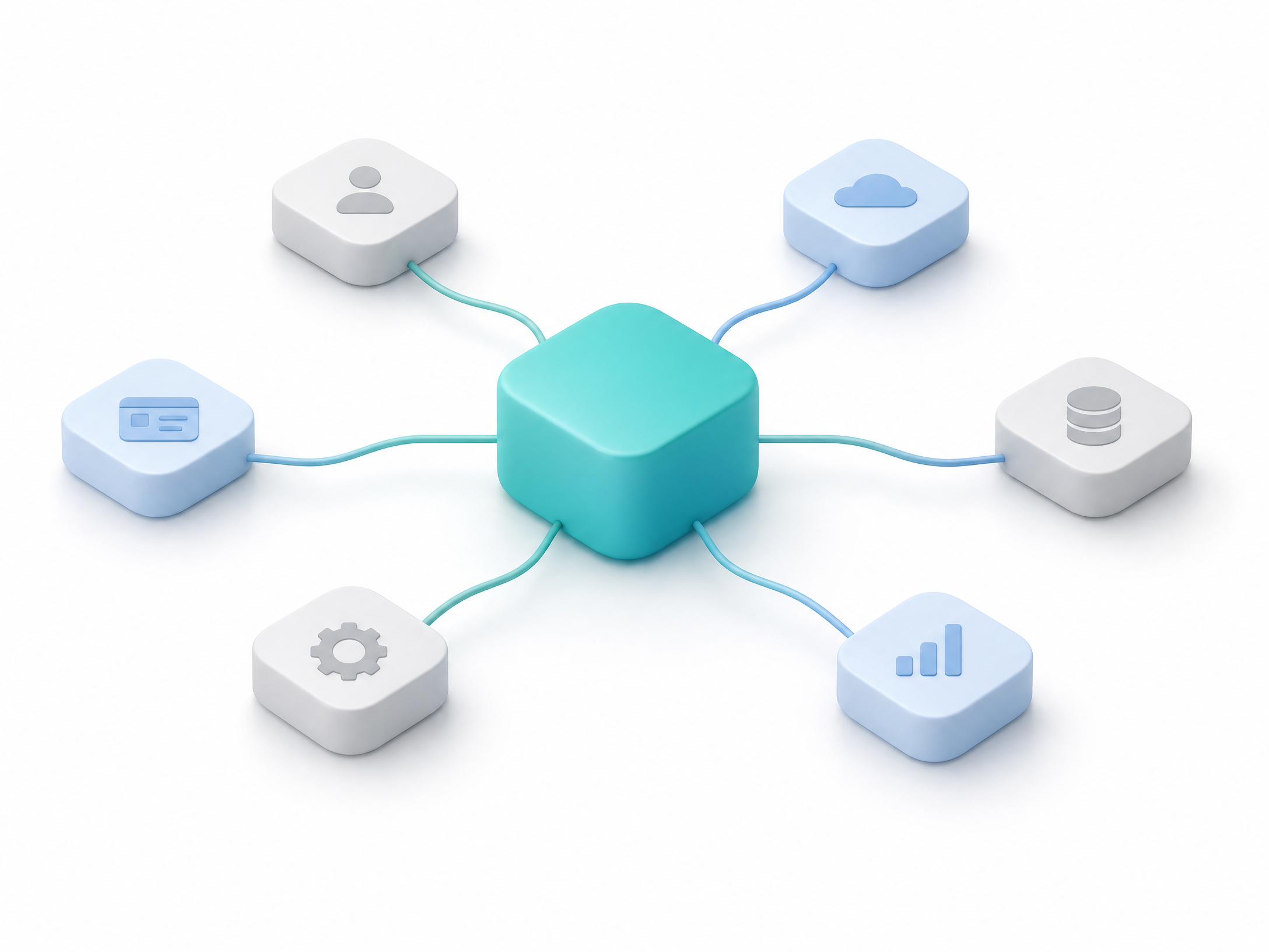איור של EDR Cloud מחבר מערכות שונות